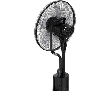 VENTILADOR DE PIE DIGITAL CON HUMIFICADOR BLACK MIST II NEGRO HAEGER