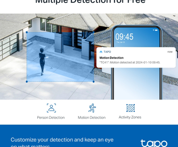 TP-LINK CAMARA IP VIGILANCIA 2K WIFI 360 OUTDOOR