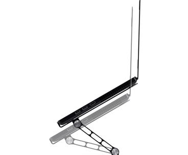 SOPORTE ELEVADOR METALICO PORTATIL ZEFF NEGRO TRUST