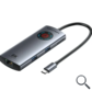 DOCKING STATION 8K 6 PUERTOS USB-C 2xUSB/USB-C/HDMI/RJ45/USB-C PD GRIS VENTION